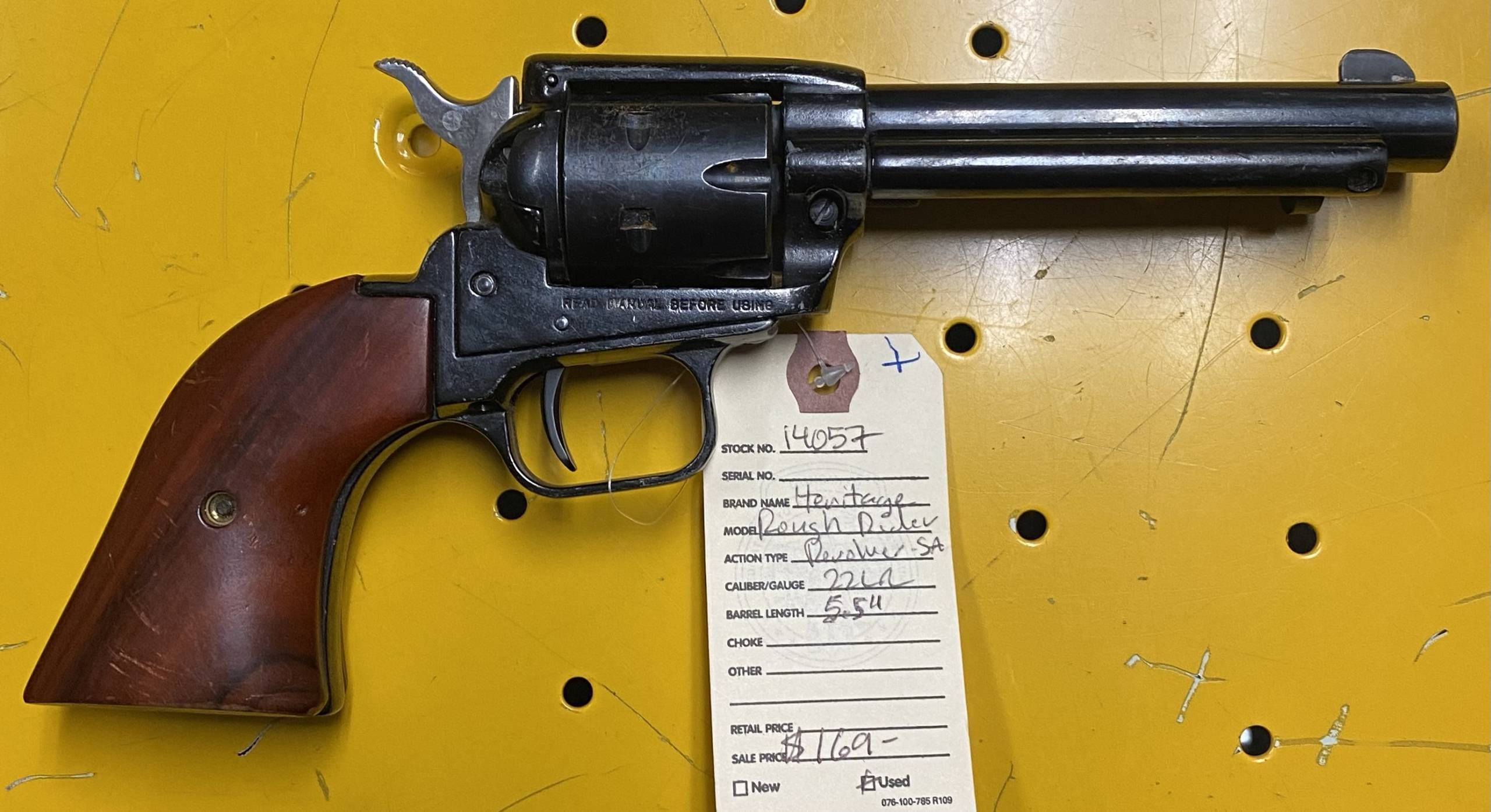 Heritage Arms Roughrider 22 LR – Gun Runners