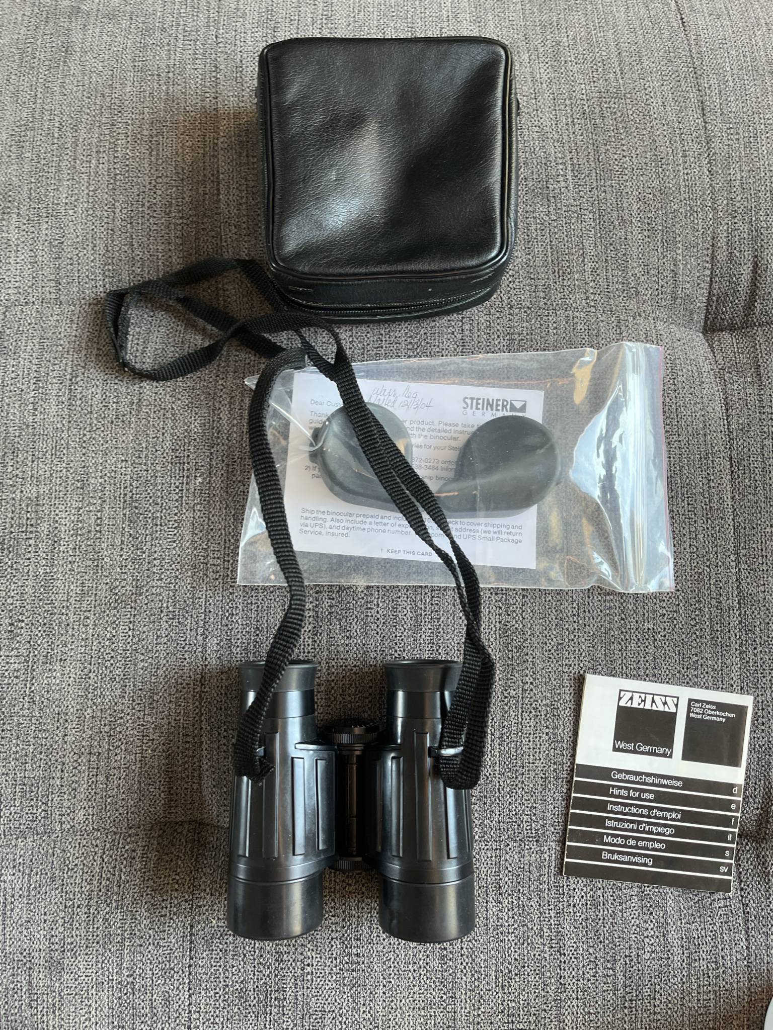 Zeiss 8x30B T rubber, armored binoculars Gun Runners