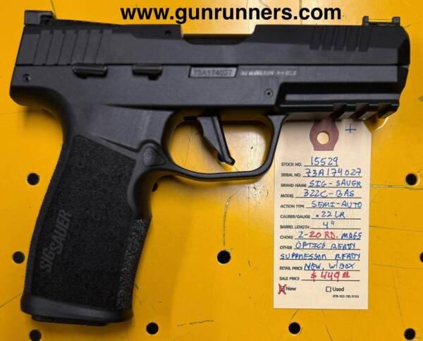 Sig Sauer 322c 22 lr