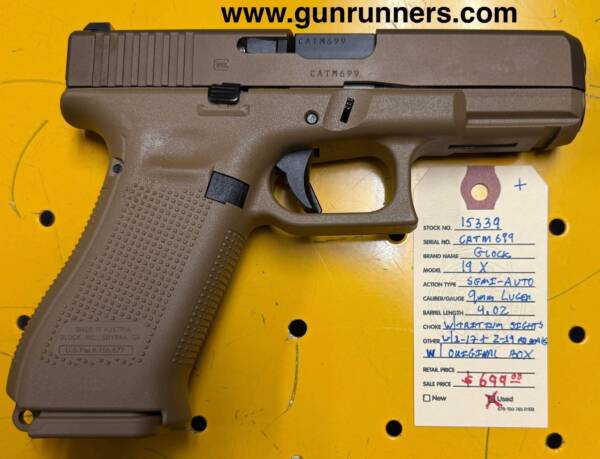 Glock 19x 9 mm