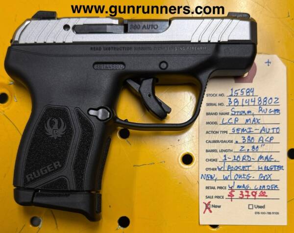 Ruger LCP Max 380acp