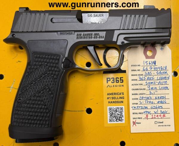 Sig Sauer 365 AXG legion 9 mm