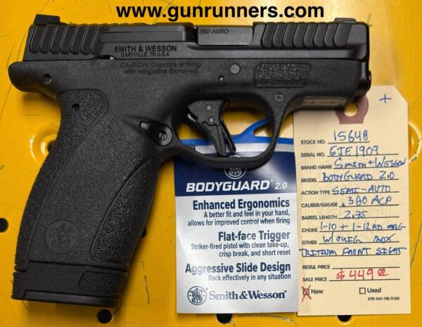 Smith and Wesson bodyguard 2.0 380auto