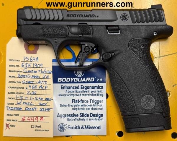 Smith and Wesson bodyguard 2.0 380auto - Image 2