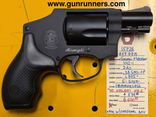 Smith and Wesson model 442-1 38 Spl