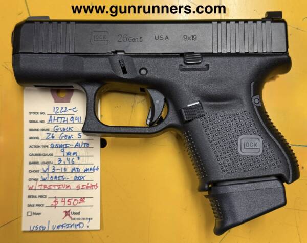 Glock 26, Gen. 5, 9mm Luger caliber - Image 2