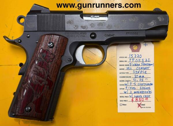 Fusion Firearms 1911 combat 10 mm