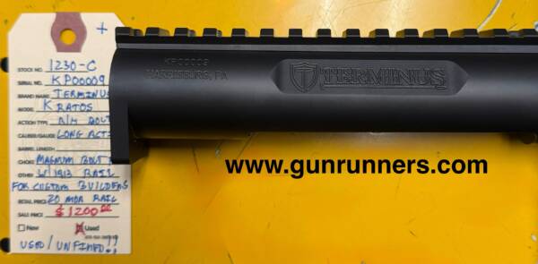 Terminus (mfg.) Kratos (model), Remington 700 pattern, long action receiver w/magnum bolt face.  NEW! - Image 3