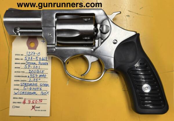 Sturm, Ruger, & Co., Model SP-101, .357 Magnum caliber, double-action revolver. - Image 2
