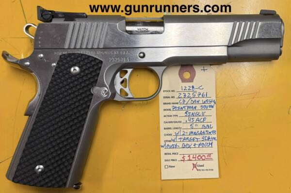 Dan Wesson / CZ-USA, Pointman Seven, .45ACP Caliber, w/5” barrel, single-action, semi-auto, pistol.