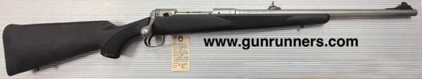 Savage, Model 116, R/H bolt action, .338 Win. Mag., w/20” barrel, stainless/synthetic.