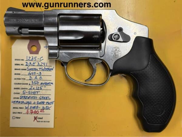 Smith & Wesson, Model 640-3, .357 Magnum caliber, 5-shot, DAO revolver. - Image 2