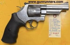 Smith & Wesson, Model 629-6, 4” barrel, 6-shot, .44 magnum, stainless steel, double-action revolver.  Just arrived and new in box!