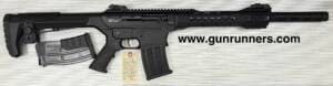 G-Force, used, GFOO MKX3, 12 gauge, semi-auto shotgun, magazine fed, 18.5” barrel, 3” chamber, w/2 magazines.   This shotgun is in used/excellent condition.
