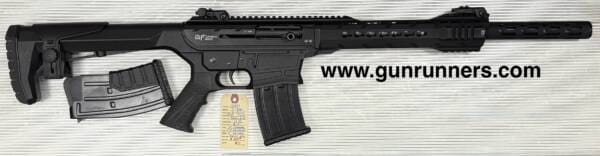 G-Force, used, GFOO MKX3, 12 gauge, semi-auto shotgun, magazine fed, 18.5” barrel, 3” chamber, w/2 magazines.   This shotgun is in used/excellent condition.