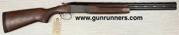 Stoeger, Condor Compact, used, over/under shotgun, 20 gauge, 3” chamber, 22” barrels, single trigger, wood blue, 13” length of pull.  This shotgun is used, but with very little wear.
