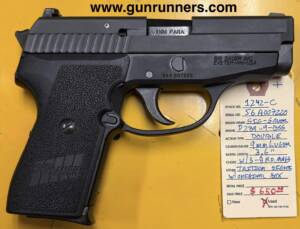 SIG-Sauer, P239-9-BSS, used, double-action, semi-auto pistol, tritium sights, 3-8 round magazines, original box & manual.