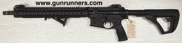 Daniel Defense, used, Model DDM4V9, 5.56mm caliber, semi-auto rifle, 16” chrome lined and hammer forged barrel, 1-7” rifling, full 1913 rail and folding iron sights.  This rifle has a lifetime, transferrable warranty and is in excellent condition. - Image 3