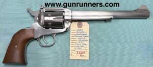 Interarms Virginia Dragoon, used, .44 Magnum, six shot, single-action revolver, 8.5” barrel, stainless steel, in used/excellent condition, w/high quality leather holster.