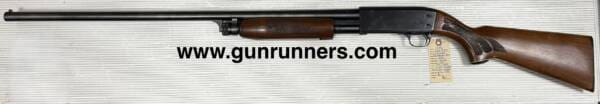 Ithaca (John Browning designed), Model 37 Featherlight, 12 gauge, 30” barrel, 2.75” chamber, fixed full choke, wood/blue, pump action shotgun, manufactured in 1975.  This shotgun is in 93%+ condition. - Image 3
