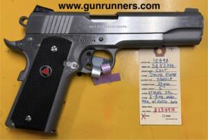 Colt, Delta Elite, 10mm caliber, 5” barrel, stainless steel, 1911 single-action, semi-auto pistol, w/1-8 round magazine.  Absolutely new in box and just arrived!