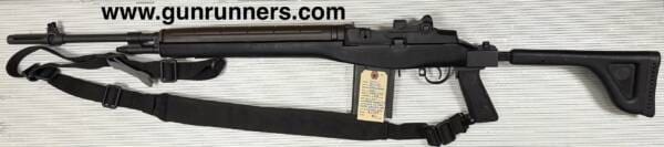 Springfield Armory, used, M1A “standard” rifle, w/Choate side-folding stock and original walnut stock, 3-20 round USGI magazines, 1-10 round magazine, padded Blue Force Gear sling, stripper clips, original box and black nylon carry bag. - Image 3