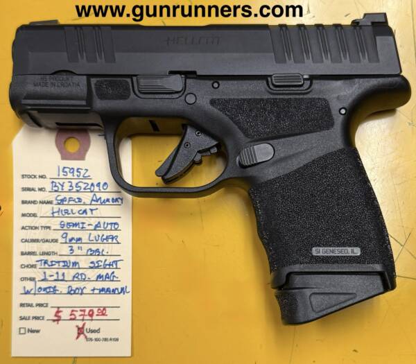 Springfield Armory, used, Hellcat, 9mm Luger caliber, semi-auto pistol, 1-11 round magazine, w/original box. - Image 2