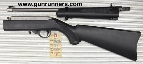 Ruger 10/22 Take-Down, used, semi-auto rifle, 22 LR caliber, 18.5” barrel, stainless/synthetic, quick and easy disassembly, lightweight, in excellent condition. - Image 3