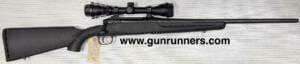 Savage, used, Model 10/110 Edge, .223 caliber, right hand bolt-action, 22” barrel, detachable box magazine, matte blue/synthetic, Bushnell 3-9X40mm telescopic sight, in excellent condition.