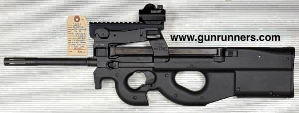 FN-AMERICA, used, PS-90, 5.7X28mm caliber, bull pup semi-auto rifle, 16” barrel, one 30 round magazine, Bushnell red dot, original FN box.  The original StarGate” rifle! - Image 3