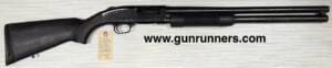 Mossberg, used, Model 500A, pump-action shotgun, 12 gauge, 3” chamber, 20” barrel, cylinder bore, blue/synthetic.  Ready for some new adventures!
