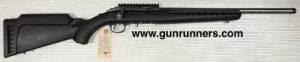 Ruger, used, American Rimfire, .22 LR caliber, right hand bolt action, stainless steel/synthetic, 18” suppressor ready barrel, 1913 scope rail, w/1-10 round magazine.