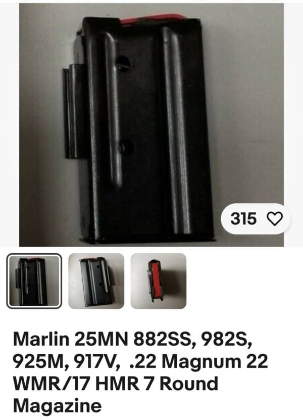 Marlin 25MN 882ss Magazine 22 win mag - Image 2
