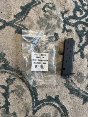 Beretta 1951 Brigadier Helwan 9 mm magazine