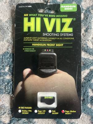 Ruger Alaskan handgun front site Hi viz