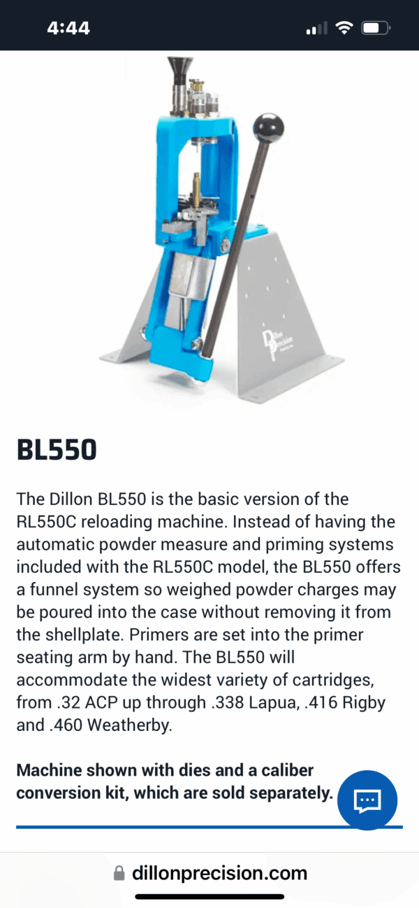 Dillon Precision 550B Reloading Press - Image 3