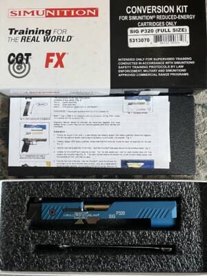 Simunitions Sig Sauer p320 conversion kit