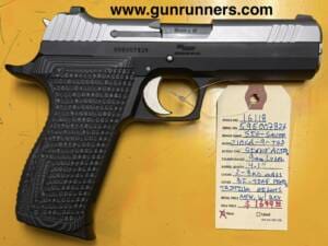 SIG-Sauer, new, P210CA-9-TSS, 9mm Luger caliber, 4.1” barrel, single action, semi auto pistol, bitone finish, manual safety, tritium sights, 2-8 round magazines, absolutely new w/box and all accessories.