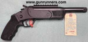 Rossi, new, Brawler, .300 BO caliber, break open, single shot pistol, 9” suppressor ready barrel, new, w/box and accessories.