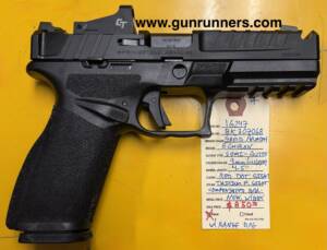 Springfield Armory, new, Echelon, 9mm Luger caliber, semi auto pistol, 4.5” compensated barrel, tritium front sight, 4-17 round magazines, Crimson Trace red dot sight, nylon range bag, with box and all accessories.