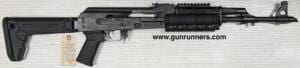 Zastava, used, Model ZPAP M70 Magpul, 7.62X39mm caliber, Kalashnikov pattern, Serbian manufacture, semi auto rifle, 16” barrel, 1913 pattern handguard, chrome lined barrel and chamber, side folding and telescoping stock, 1-30 round magazine, with original box and accessories.   This rifle is in 99.99% condition.