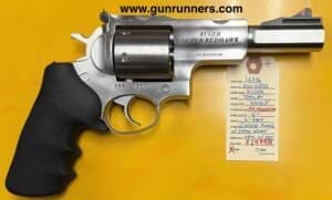 Ruger, new, Model Toklat, .44 Magnum, double action revolver, 6 shot, stainless steel, 5” barrel, scope rings, spare sight, with box and all accessories.   This is a recently introduced revolver and is absolutely new in box.
