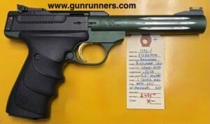 Browning, used, Buckmark URX, .22LR caliber, semi auto pistol, 5.5” fluted barrel, 1-10 round magazine, manufactured 2011, with original box.