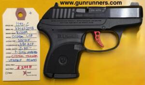 Ruger, used, Custom LCP, .380ACP caliber, semi auto pistol, 1-6 round magazine, decent trigger, visible sights, 2.75” barrel, in excellent condition.