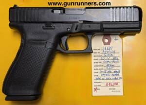 Glock, new, Model 20 V, 10mm caliber, semi auto pistol, optics ready, 4.61” barrel, 3-15 round magazines, new, w/box and all accessories.   This is an ideal bear protection firearm.