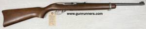 Ruger, used, Model 10/22, .22LR caliber, semi auto rifle, 18” barrel, 1-10 round magazine, wood/stainless steel, manufactured in 1992.