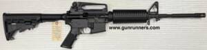 DPMS, used, Model A-15, 5.56mm caliber, semi auto rifle, 16” barrel, 1-9” twist, removable carry handle, 1-30 round magazine, telescoping stock.    This rifle is in 99.99% condition.