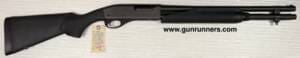 Remington, used/unfired?, Model 870 Tactical, 20 gauge, pump action shotgun, 18” barrel, 3” chamber, extended magazine tube, matte finish, synthetic stock, 6+1 capacity, with sling.   This is an uncommon shotgun.