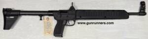 Kel-Tec, used, Model Sub 2000, 9mm Luger caliber, light weight, folding, semi auto rifle, 16.5” barrel, w/1 Beretta magazine.
