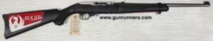 Ruger, new, Model 10-22 Take Down, .22LR caliber, semi auto rifle, 18.5” barrel, 1-10 round magazine, stainless steel/synthetic, w/box and nylon carry case.
